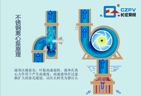 不銹鋼離心泵的工作原理